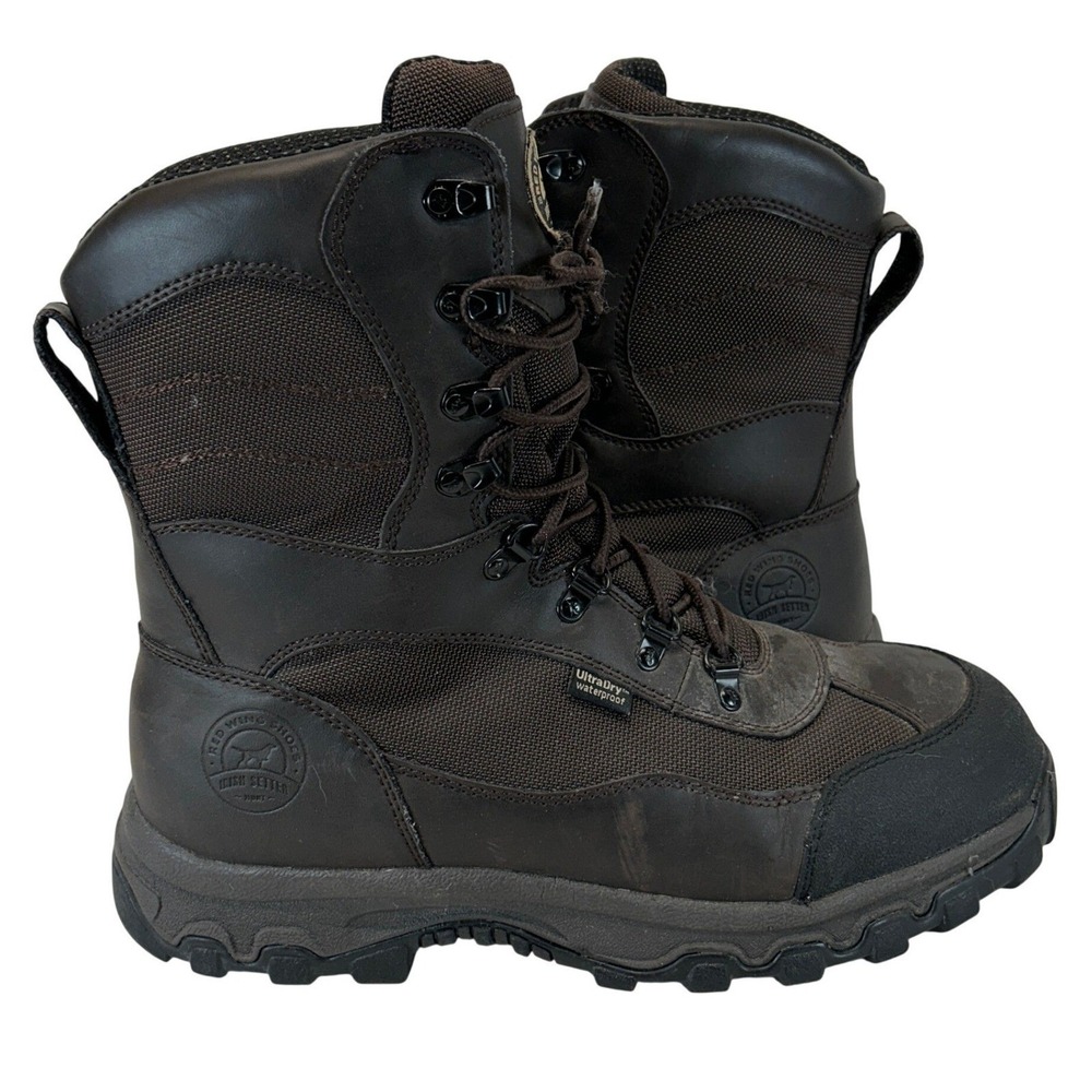 Red Wing Irish Setter Hunt 2840 Vaprtrek Mens 11.5 E2 Brown Waterproof Boots